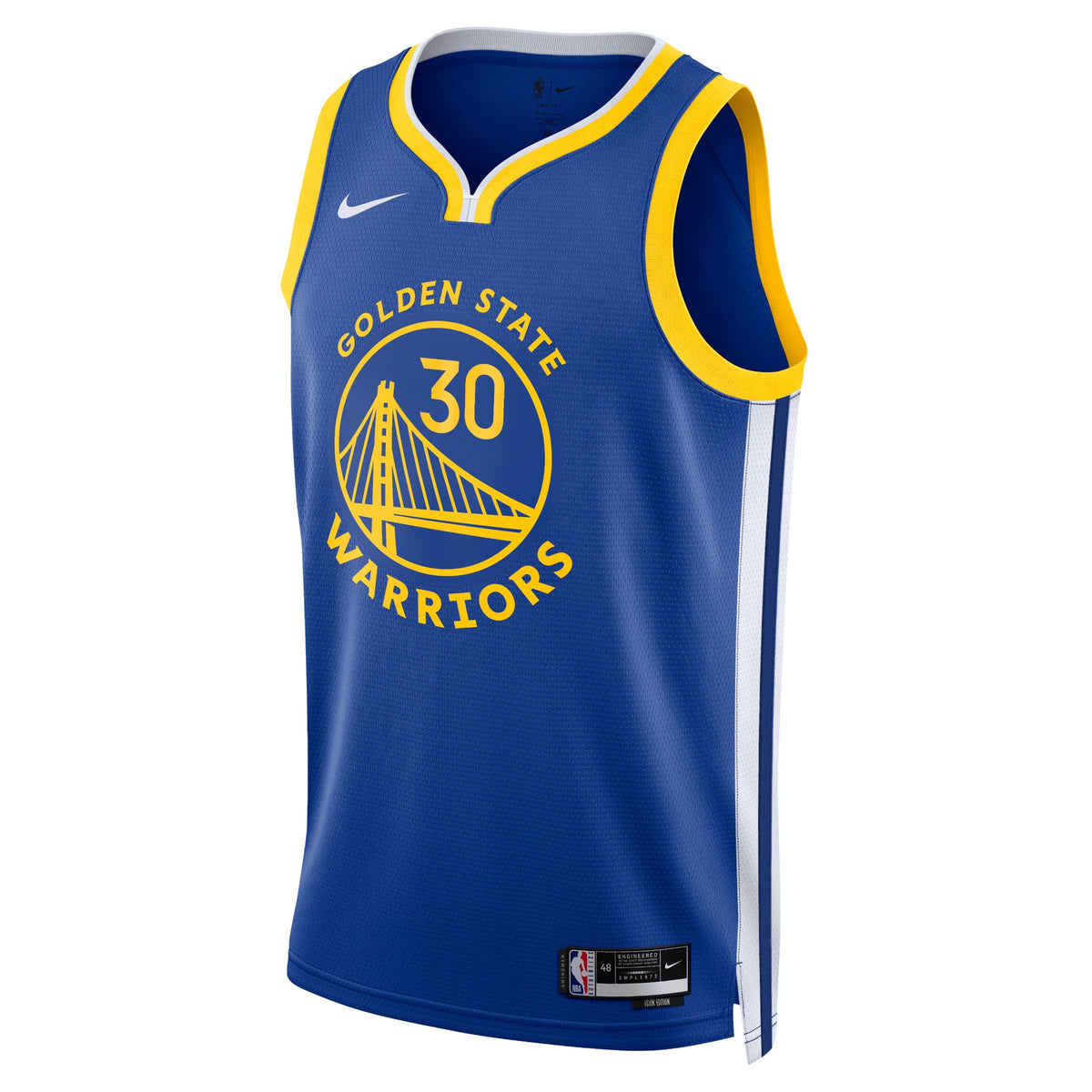 Golden State Warriors Nike Icon Edition Swingman Jersey - Royal - Stephen Curry - Unisex