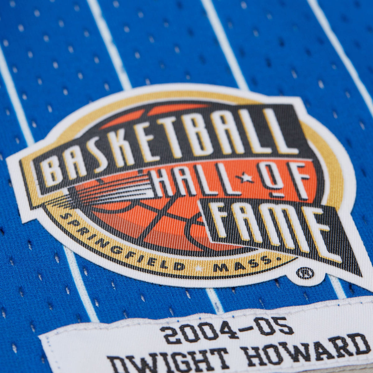 Men's Dwight Howard Blue Orlando Magic 2004/05 Hardwood Classics Hall of Fame Swingman Jersey