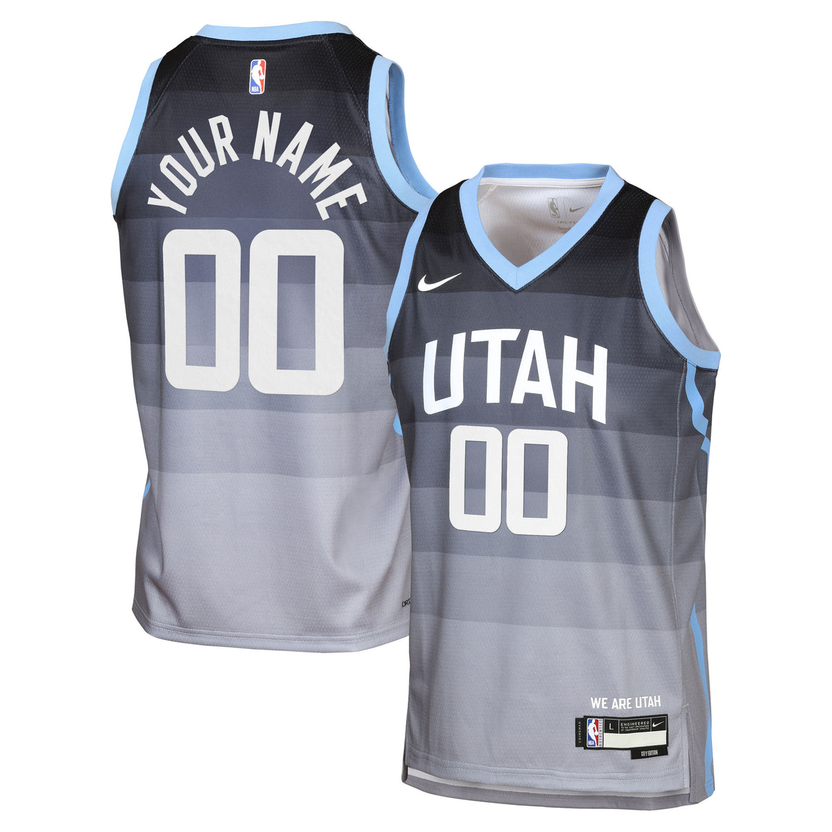 Nike  Utah Jazz 2025/26 City Edition Swingman Jersey - Custom - Youth