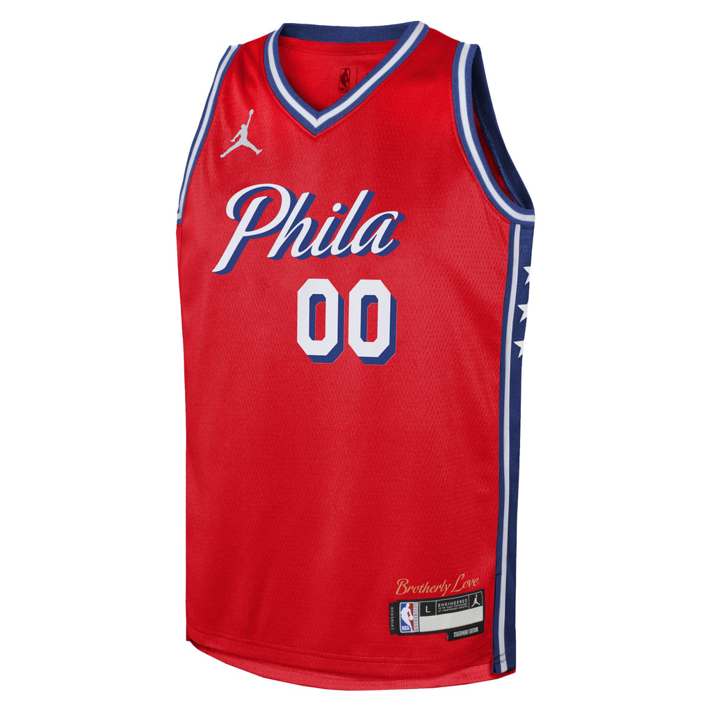 Philadelphia 76ers Jordan Statement Edition Swingman Jersey - Custom - Youth