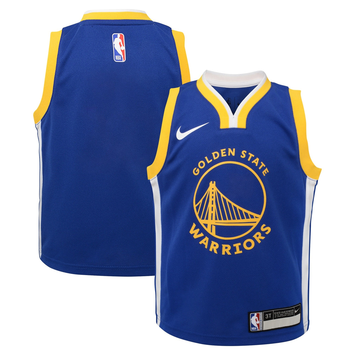 Golden State Warriors Nike Replica Icon Jersey - Custom - Kids