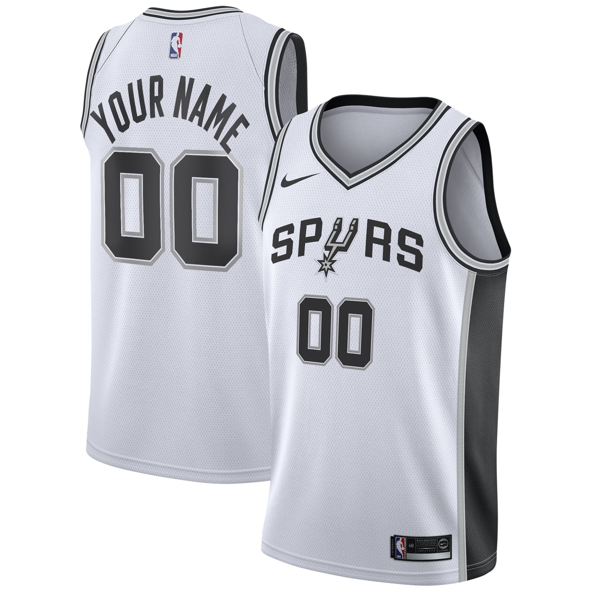 San Antonio Spurs Nike Association Swingman Jersey - Custom - Youth