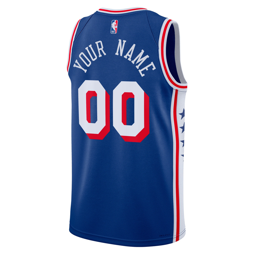 Philadelphia 76ers Nike Icon Swingman Jersey - Custom - Youth