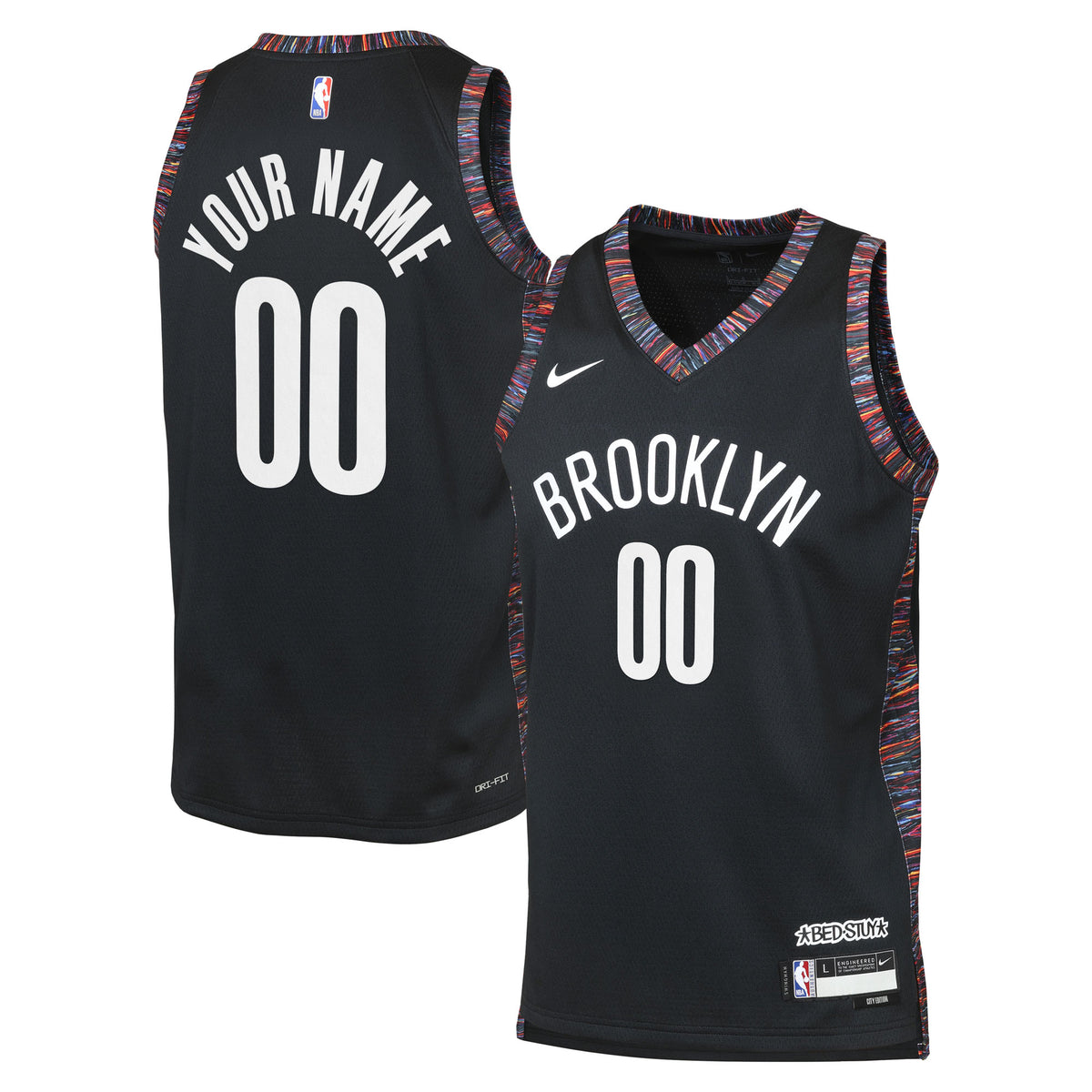 Nike  Brooklyn Nets 2025/26 City Edition Swingman Jersey - Custom - Youth