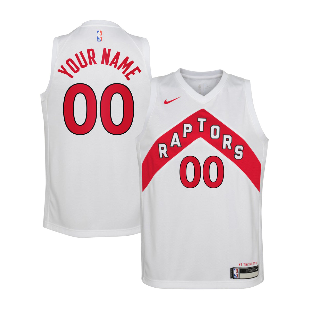 Toronto Raptors Nike Association Swingman Jersey - Custom - Youth