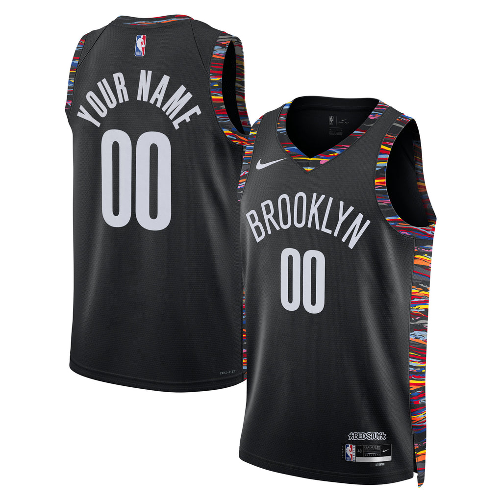Nike  Brooklyn Nets 2025/26 City Edition Swingman Jersey - Custom - Unisex