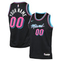 Nike  Miami Heat 2025/26 City Edition Swingman Jersey - Custom - Youth