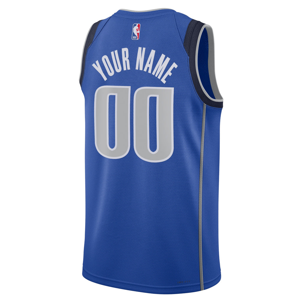 Dallas Mavericks Nike Icon Swingman Jersey - Custom - Unisex