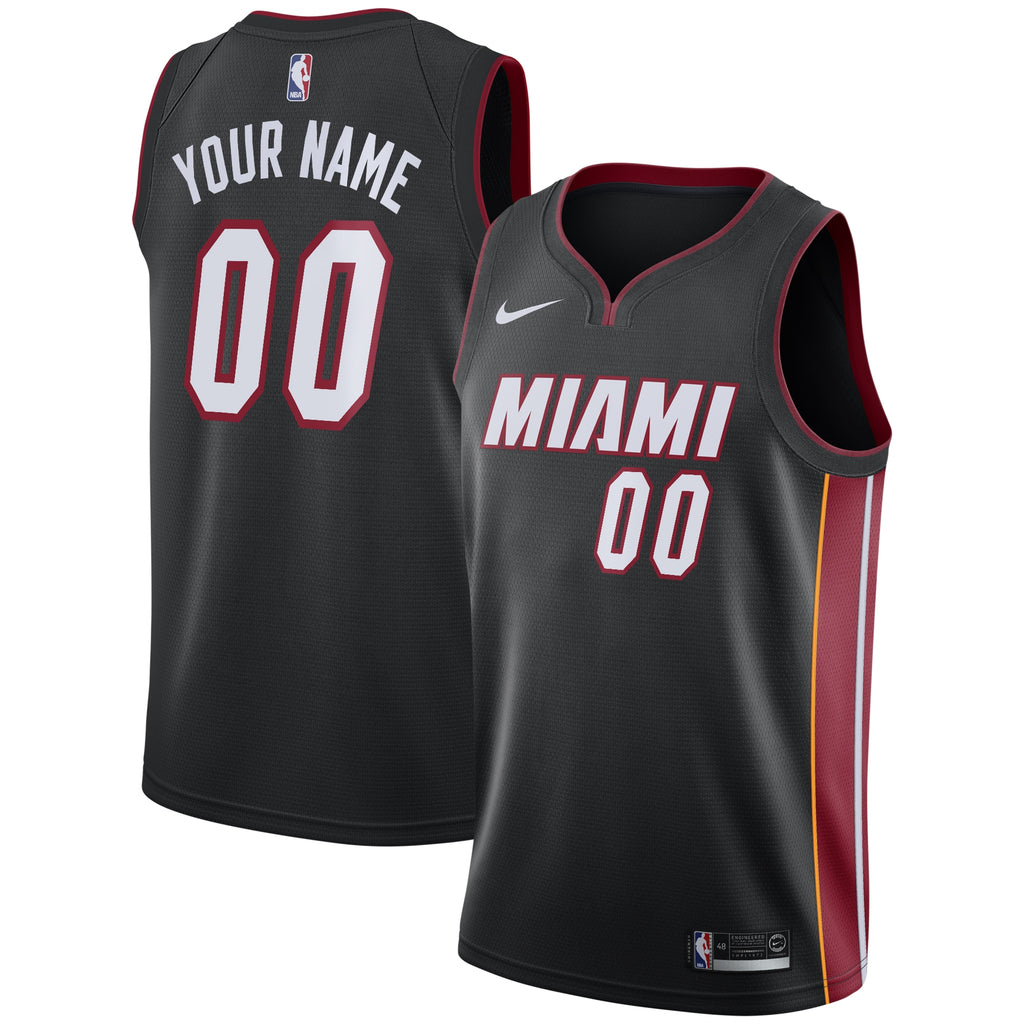 Miami Heat Nike Icon Swingman Jersey - Custom - Youth